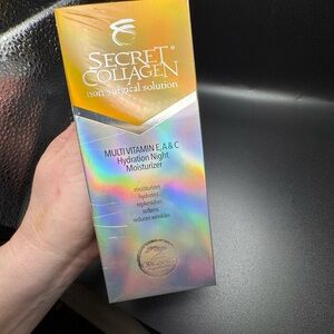 Secret Collagen Hydration Night Moisturizer 1.7oz sealed MADE IN ITALY SKINCARE
